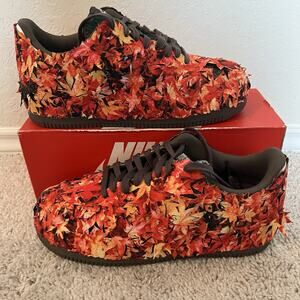 Nike Air Force 1 Low LX Leaf Camo IM8062-368 Size 9 Orange Green Fall Hunting